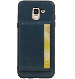 Copertina Posteriore del Ritratto 1 Carte per Galaxy J6 Navy