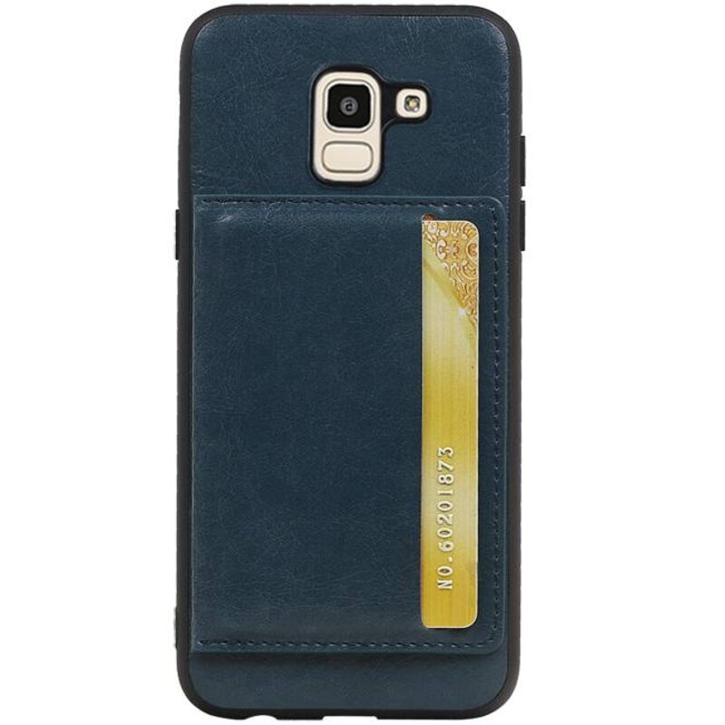 Copertina Posteriore del Ritratto 1 Carte per Galaxy J6 Navy