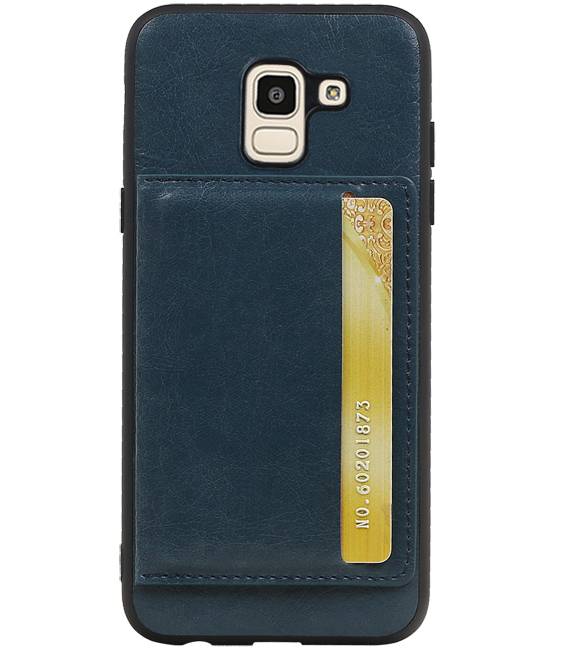 Copertina Posteriore del Ritratto 1 Carte per Galaxy J6 Navy