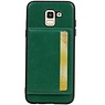 Portrait Back Cover 1 Cards for Galaxy J6 Green
