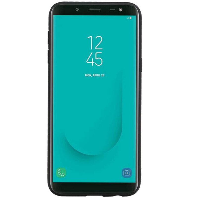 Couverture Arrière Portrait 1 Cartes pour Galaxy J6 Vert