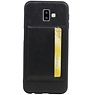 Portrait Back Cover 1 Cards for Galaxy J6 Plus Black