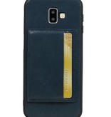 Stand Back Cover 1 Pases para Galaxy J6 Plus Navy
