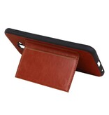 Cover per Portrait 1 Cover per Galaxy J6 Plus Brown