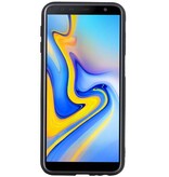 Stående bagside Cover 1 Kort til Galaxy J6 Plus Mocca