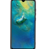 Staand Back Cover 1 Pasjes voor Huawei Mate 20 Zwart