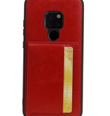 Standing Back Cover 1 Passes für Huawei Mate 20 Red