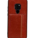Standing Back Cover 1 Passes für Huawei Mate 20 Brown