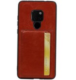 Couverture arrière droite 1 laissez-passer pour Huawei Mate 20 Brown