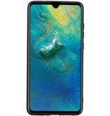 Copertura posteriore in piedi 1 passata per Huawei Mate 20 Brown