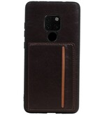 De pie cubierta trasera 1 Pases para Huawei Mate 20 Mocca