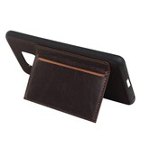 De pie cubierta trasera 1 Pases para Huawei Mate 20 Mocca