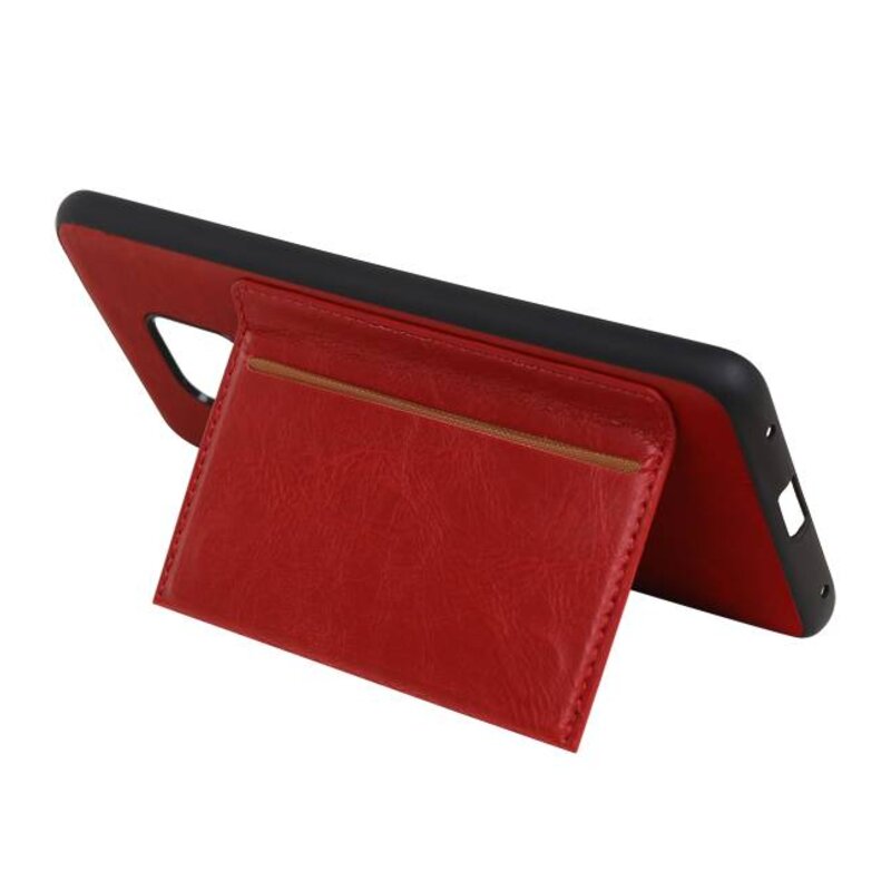 Standing Back Cover 1 Passes für Huawei Mate 20 Lite Red