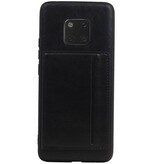 Staand Back Cover 1 Pasjes voor Huawei Mate 20 Pro Zwart