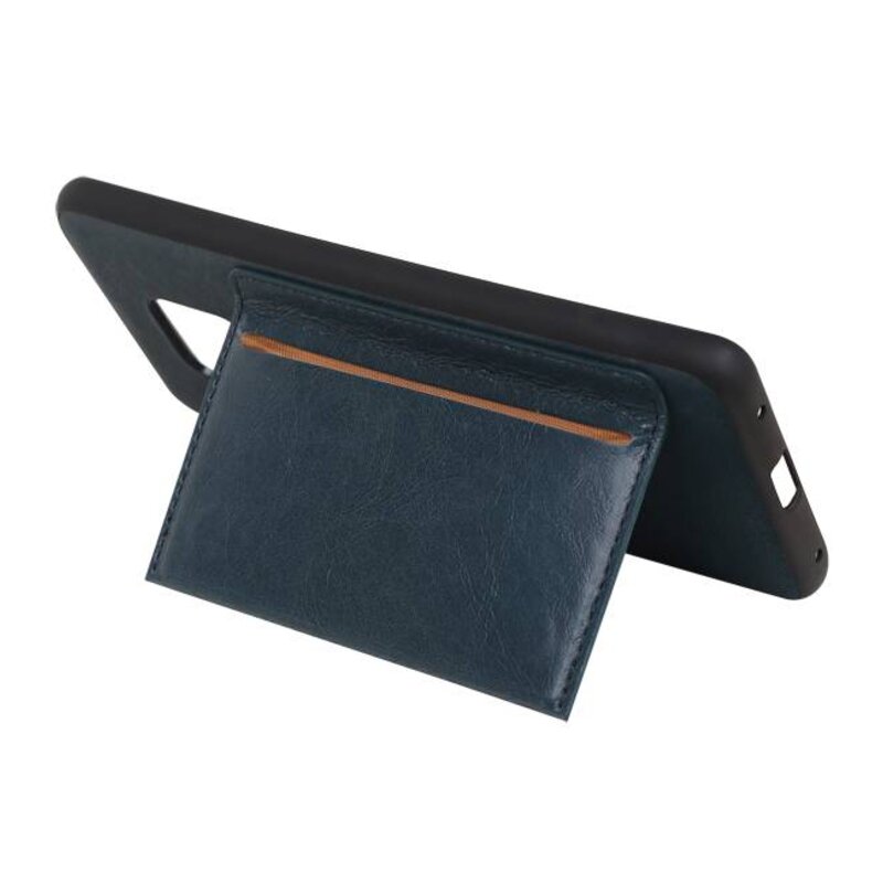 Standing Back Cover 1 Passes für Huawei Mate 20 Pro Navy