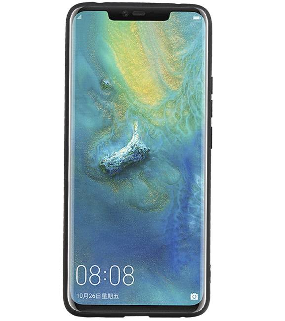 Staand Back Cover 1 Pasjes voor Huawei Mate 20 Pro Groen