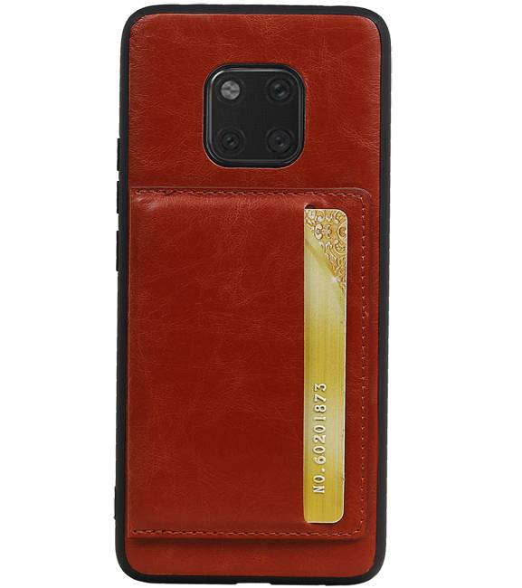 Standing Back Cover 1 Passes für Huawei Mate 20 Pro Brown