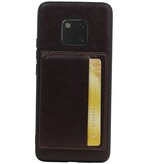 Cubierta posterior de pie 1 pases para Huawei Mate 20 Pro Mocca