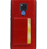 De pie cubierta trasera 1 Pases para Huawei Mate 20 X Rojo