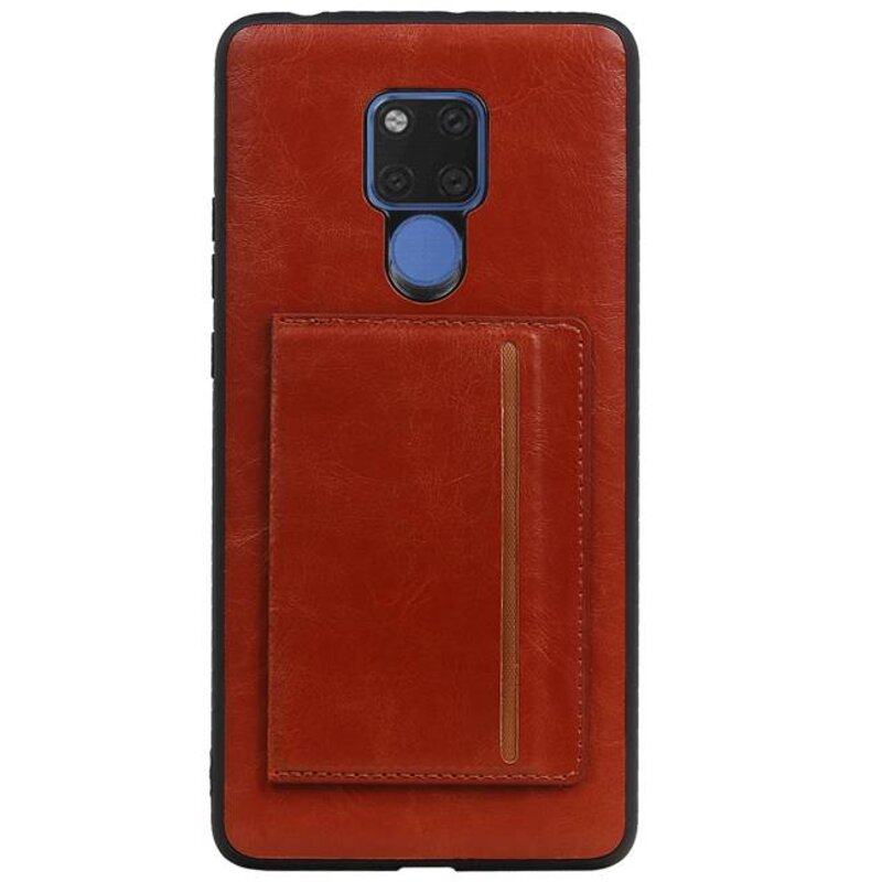 Cubierta posterior para tarjetas 1 Huawei Mate 20 X Marrón