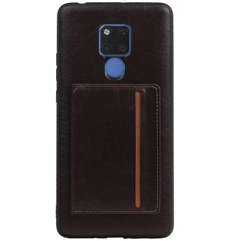 Couverture arrière droite 1 laissez-passer pour Huawei Mate 20 X Mocca
