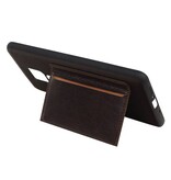 Copertura posteriore in piedi 1 passata per Huawei Mate 20 X Mocca