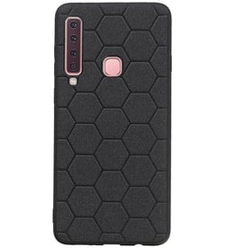 Hexagon Hard Case for Samsung Galaxy A9 2018 Black