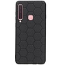 Hexagon Hard Case pour Samsung Galaxy A9 2018 Noir