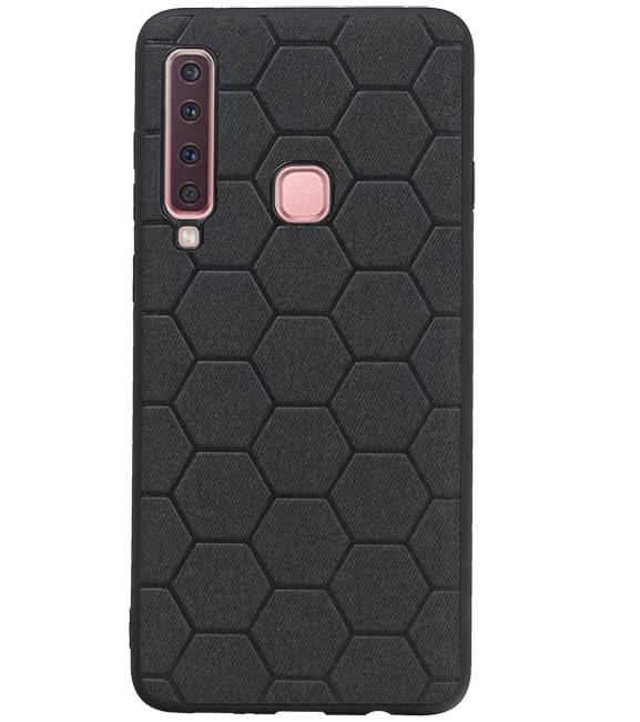 Hexagon Hard Case for Samsung Galaxy A9 2018 Black