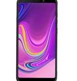 Custodia rigida esagonale per Samsung Galaxy A9 2018 Nero