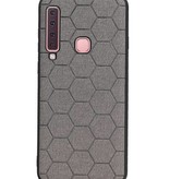 Hexagon Hard Case for Samsung Galaxy A9 2018 Gray