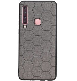 Hexagon Hard Case for Samsung Galaxy A9 2018 Gray