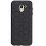 Étui rigide hexagonal pour Samsung Galaxy J6 noir