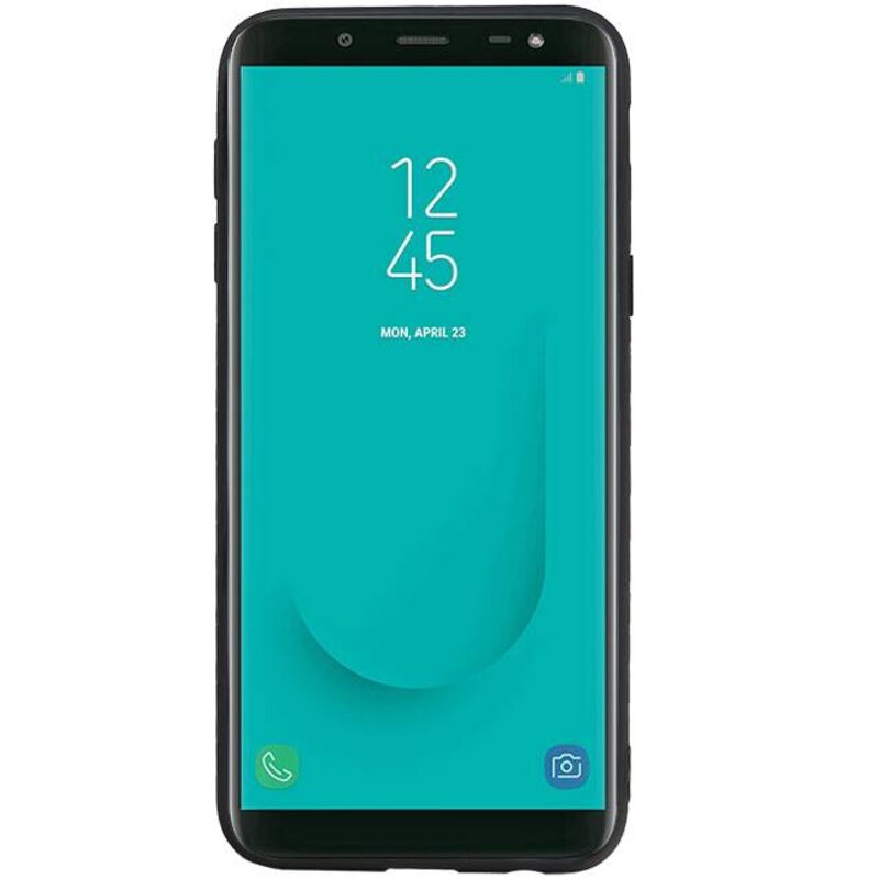 Étui rigide hexagonal pour Samsung Galaxy J6 noir