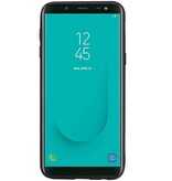 Étui rigide hexagonal pour Samsung Galaxy J6 rouge