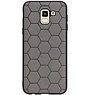 Hexagon Hard Case für Samsung Galaxy J6 Grau