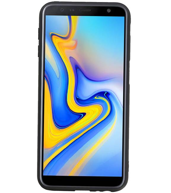 Custodia rigida esagonale per Samsung Galaxy J6 Plus Black