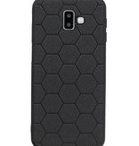 Hexagon Hard Case til Samsung Galaxy J6 Plus Black