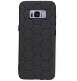 Étui rigide hexagonal pour Samsung Galaxy S8 noir