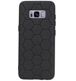 Étui rigide hexagonal pour Samsung Galaxy S8 noir