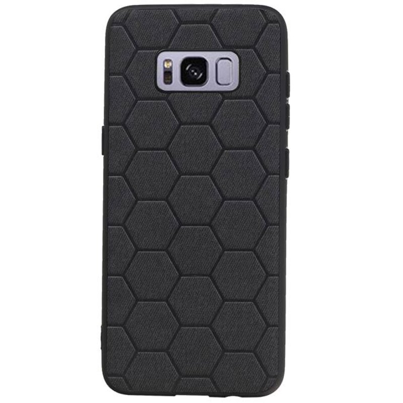 Étui rigide hexagonal pour Samsung Galaxy S8 noir