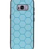 Hexagon Hard Case for Samsung Galaxy S8 Blue