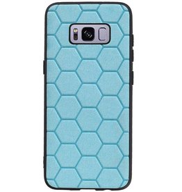 Hexagon Hard Case für Samsung Galaxy S8 Blue