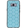 Hexagon Hard Case für Samsung Galaxy S8 Blue