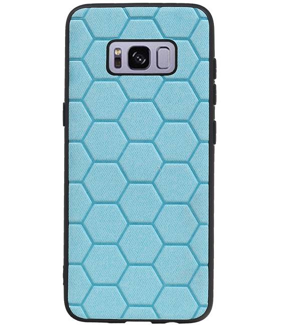 Hexagon Hard Case til Samsung Galaxy S8 Blue