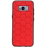 Hexagon Hard Case für Samsung Galaxy S8 Rot