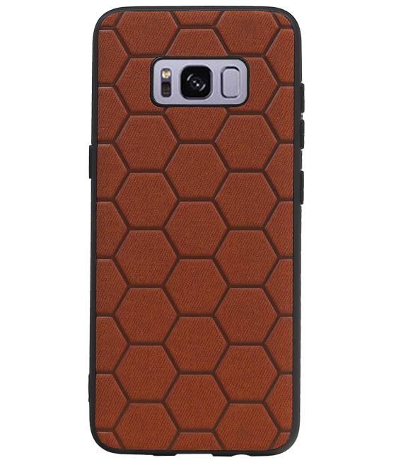 Hexagon Hard Case for Samsung Galaxy S8 Brown