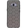 Estuche rígido hexagonal para Samsung Galaxy S8 gris