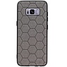 Étui rigide hexagonal pour Samsung Galaxy S8 gris