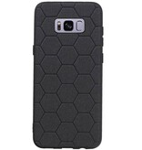 Étui rigide hexagonal pour Samsung Galaxy S8 Plus noir